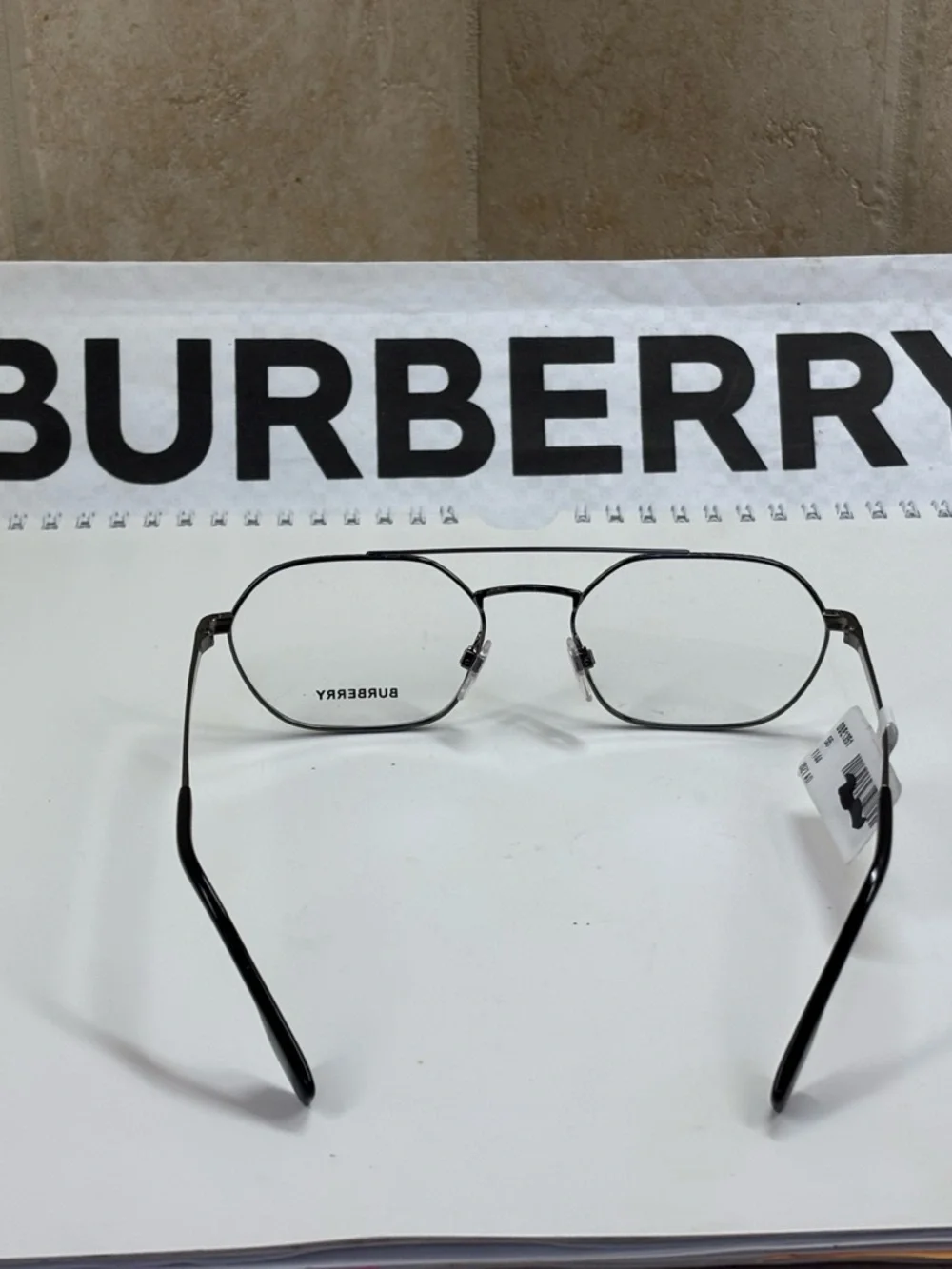 New Burberry Fairway BE1351 1144 Gunmetal Eyeglasses  Ruthenium/Platinum Metal - Picture 5 of 13